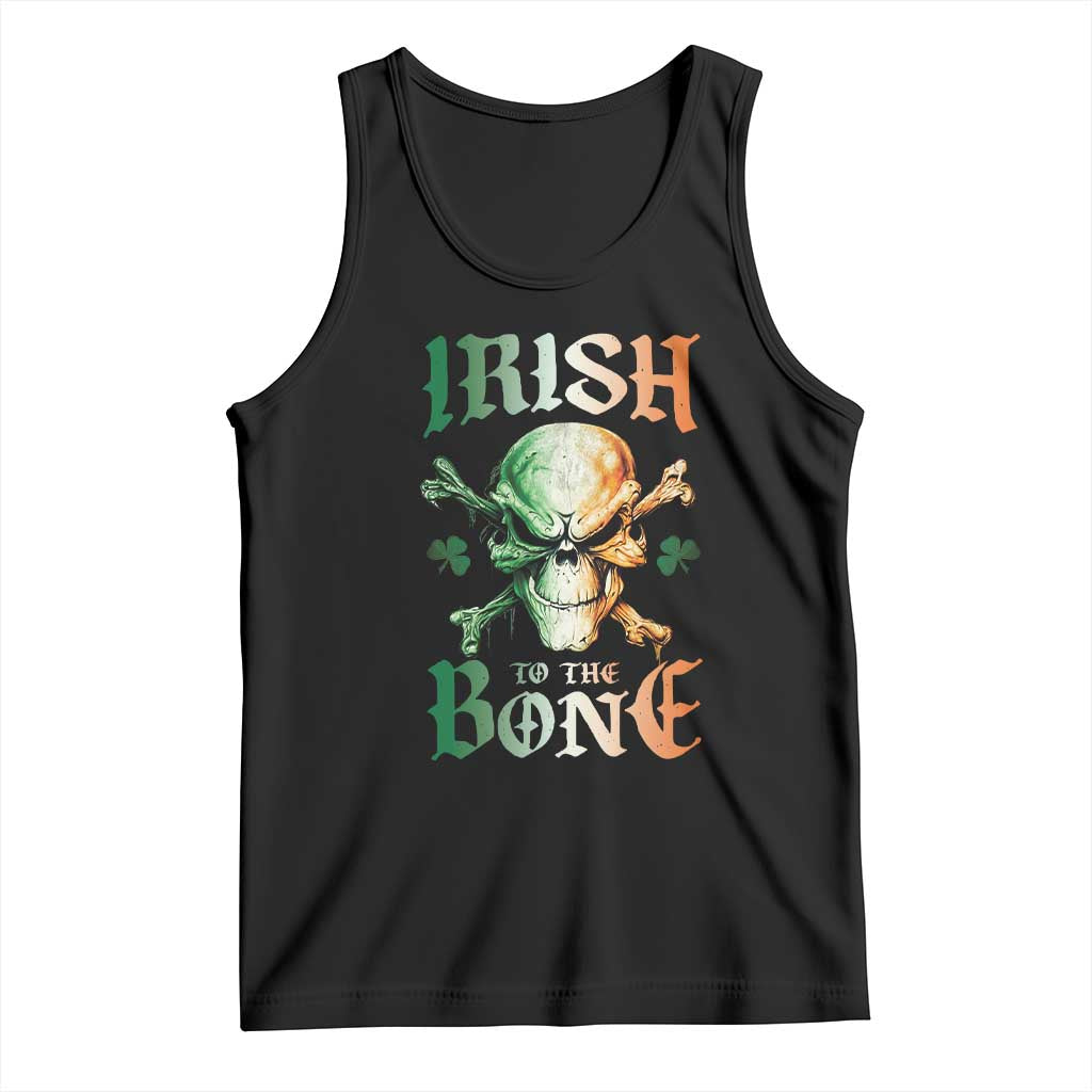 Irish Pride Tank Top Irish To The Bone TS09 Black Print Your Wear