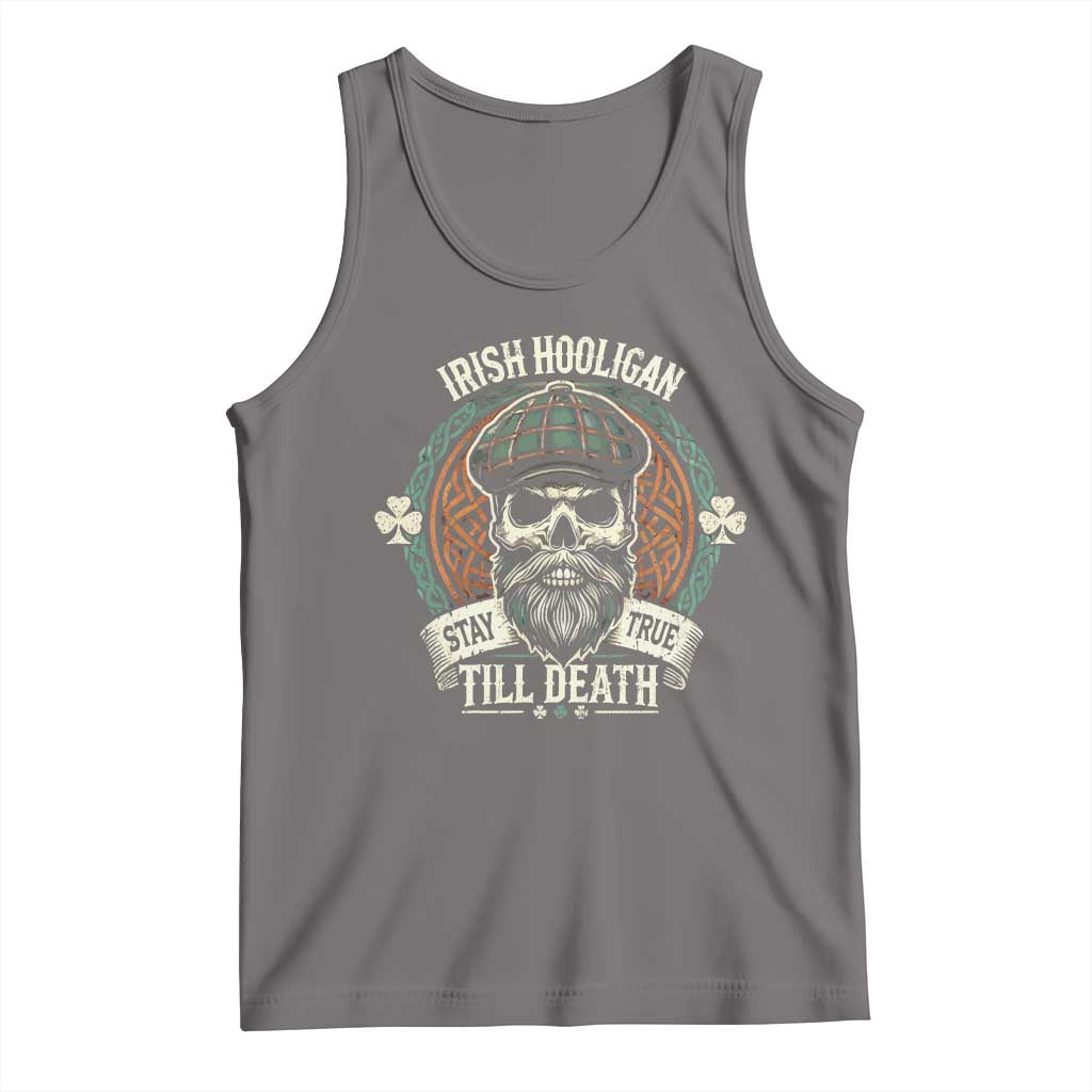 Irish Pride Tank Top Irish Hooligan Stay True Till Death TS09 Deep Heather Print Your Wear