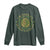 Irish Pride Long Sleeve Shirt I May Be Here But My Heart Is In Ireland TS09 Dark Forest Green Print Your Wear