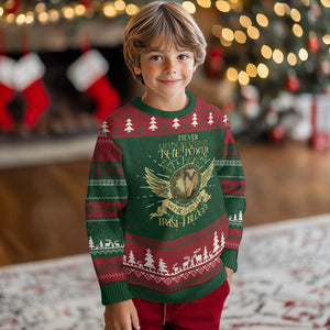 Never Underestimate The Power Of Irish Women Knit Sweatshirt TS09 Christmas Print Your Wear
