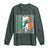 Gaelic Football Long Sleeve Shirt Irish Flag Shamrock TS09 Dark Forest Green Print Your Wear