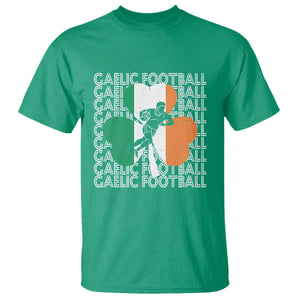 Gaelic Football T Shirt Irish Flag Shamrock TS09 Irish Green Print Your Wear