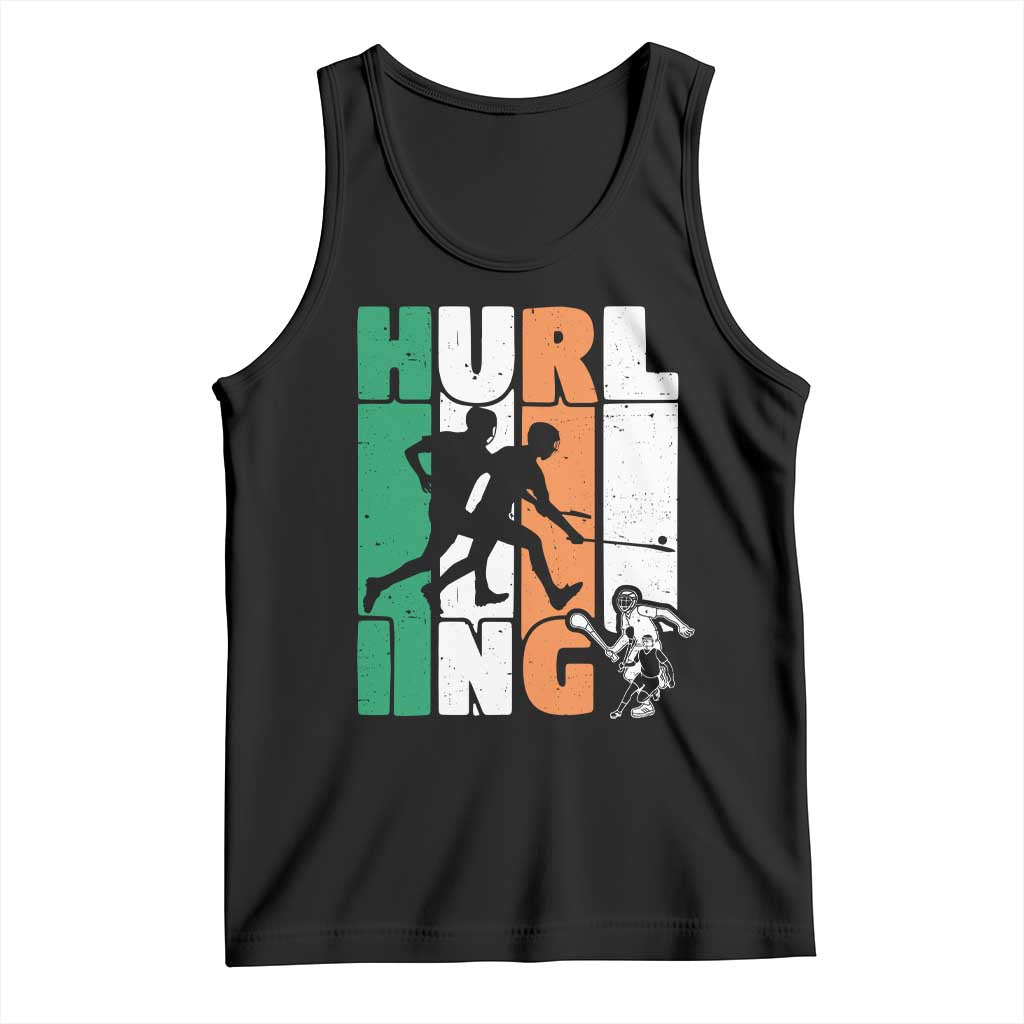Irish Hurling Hurler Tank Top TS09 Black Print Your Wear