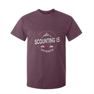 Scouting Is Tent T Shirt For Kid TS09 Maroon Print Your Wear