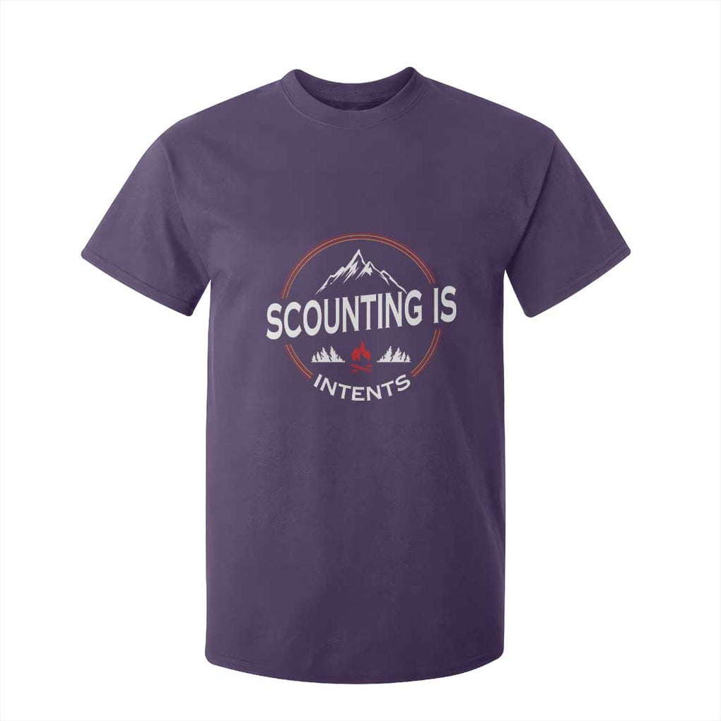 Scouting Is Tent T Shirt For Kid TS09 Purple Print Your Wear