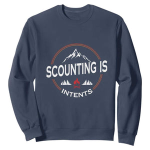 Scouting Is Tent Sweatshirt TS09 Navy Print Your Wear