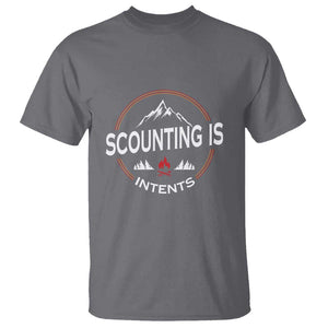 Scouting Is Tent T Shirt TS09 Charcoal Print Your Wear