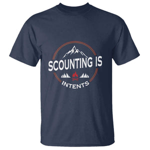 Scouting Is Tent T Shirt TS09 Navy Print Your Wear