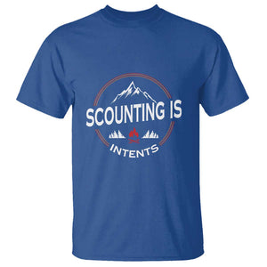 Scouting Is Tent T Shirt TS09 Royal Blue Print Your Wear