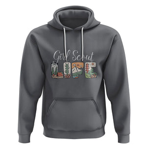 Scouting Hoodie Girl Scout Life Girls Cookie Camping TS09 Charcoal Printyourwear