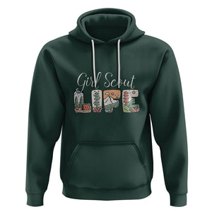 Scouting Hoodie Girl Scout Life Girls Cookie Camping TS09 Dark Forest Green Printyourwear