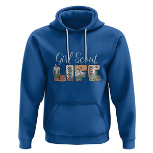 Scouting Hoodie Girl Scout Life Girls Cookie Camping TS09 Royal Blue Printyourwear