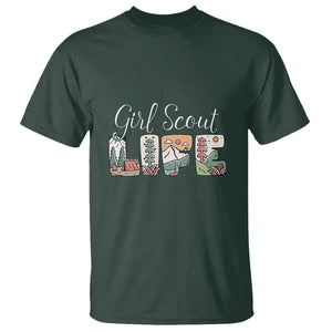 Scouting T Shirt Girl Scout Life Girls Cookie Camping TS09 Dark Forest Green Printyourwear