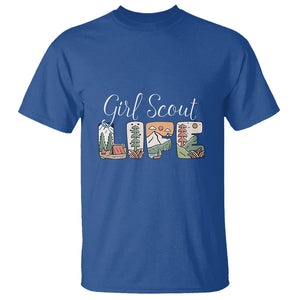 Scouting T Shirt Girl Scout Life Girls Cookie Camping TS09 Royal Blue Printyourwear