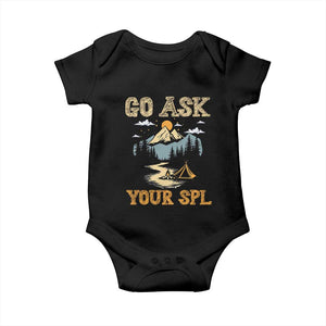 Scouting Baby Onesie Go Ask Your SPL TS09 Black Print Your Wear