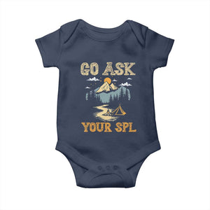 Scouting Baby Onesie Go Ask Your SPL TS09 Navy Print Your Wear