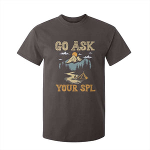 Scouting T Shirt For Kid Go Ask Your SPL TS09 Dark Chocolate Print Your Wear