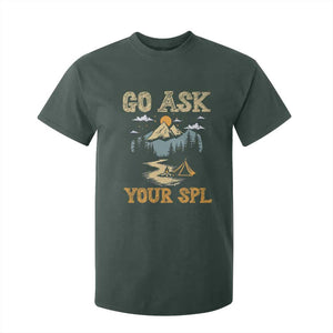 Scouting T Shirt For Kid Go Ask Your SPL TS09 Dark Forest Green Print Your Wear