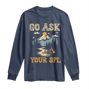 Scouting Long Sleeve Shirt Go Ask Your SPL TS09 Navy Print Your Wear