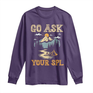 Scouting Long Sleeve Shirt Go Ask Your SPL TS09 Purple Print Your Wear