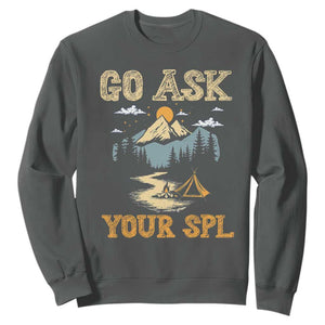 Scouting Sweatshirt Go Ask Your SPL TS09 Dark Heather Print Your Wear