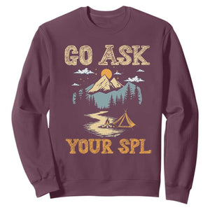 Scouting Sweatshirt Go Ask Your SPL TS09 Maroon Print Your Wear