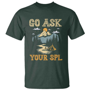 Scouting T Shirt Go Ask Your SPL TS09 Dark Forest Green Print Your Wear