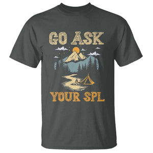 Scouting T Shirt Go Ask Your SPL TS09 Dark Heather Print Your Wear