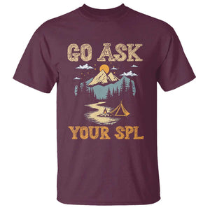 Scouting T Shirt Go Ask Your SPL TS09 Maroon Print Your Wear