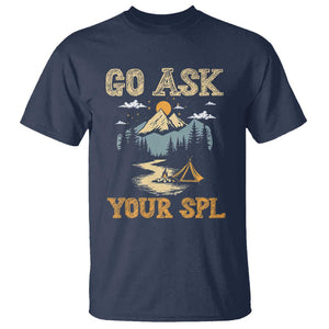 Scouting T Shirt Go Ask Your SPL TS09 Navy Print Your Wear