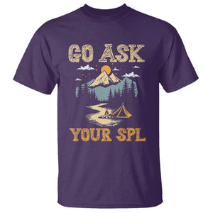 Scouting T Shirt Go Ask Your SPL TS09 Purple Print Your Wear