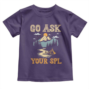 Scouting Toddler T Shirt Go Ask Your SPL TS09 Purple Print Your Wear