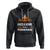 Scouting Hoodie Once A Scout Always A Pyromaniac Campfire TS09 Black Printyourwear