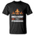 Scouting T Shirt Once A Scout Always A Pyromaniac Campfire TS09 Black Printyourwear