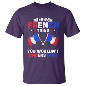 It's A French Thing You Wouldn't Understand T Shirt TS09 Purple Print Your Wear