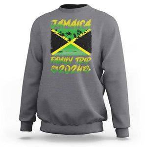 Jamaica Family Trip 2024 Sweatshirt Beach Vacation Matching Jamaican Caribbean TS09 Charcoal Print Your Wear