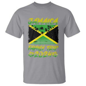 Jamaica Family Trip 2024 T Shirt Beach Vacation Matching Jamaican Caribbean TS09 Sport Gray Print Your Wear