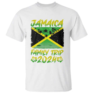 Jamaica Family Trip 2024 T Shirt Beach Vacation Matching Jamaican Caribbean TS09 White Print Your Wear