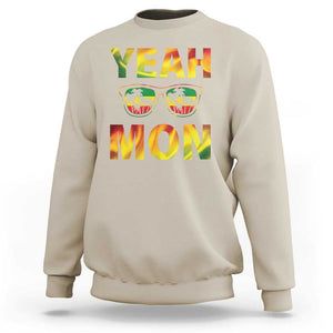 Funny Yeah Mon Jamaican Jamaica Reggae Sweatshirt TS09 Sand Print Your Wear