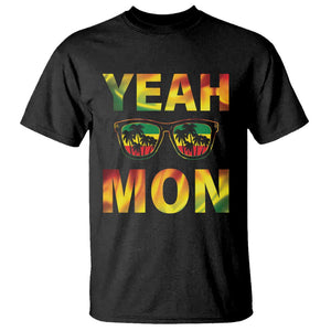 Funny Yeah Mon Jamaican Jamaica Reggae T Shirt TS09 Black Print Your Wear