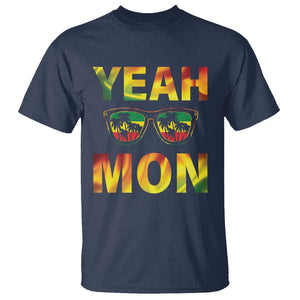 Funny Yeah Mon Jamaican Jamaica Reggae T Shirt TS09 Navy Print Your Wear