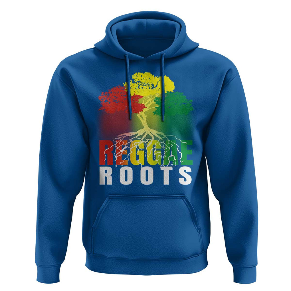 Reggae Roots Rasta Jamaican Music Hoodie TS09 Royal Blue Print Your Wear
