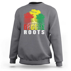 Reggae Roots Rasta Jamaican Music Sweatshirt TS09 Charcoal Print Your Wear