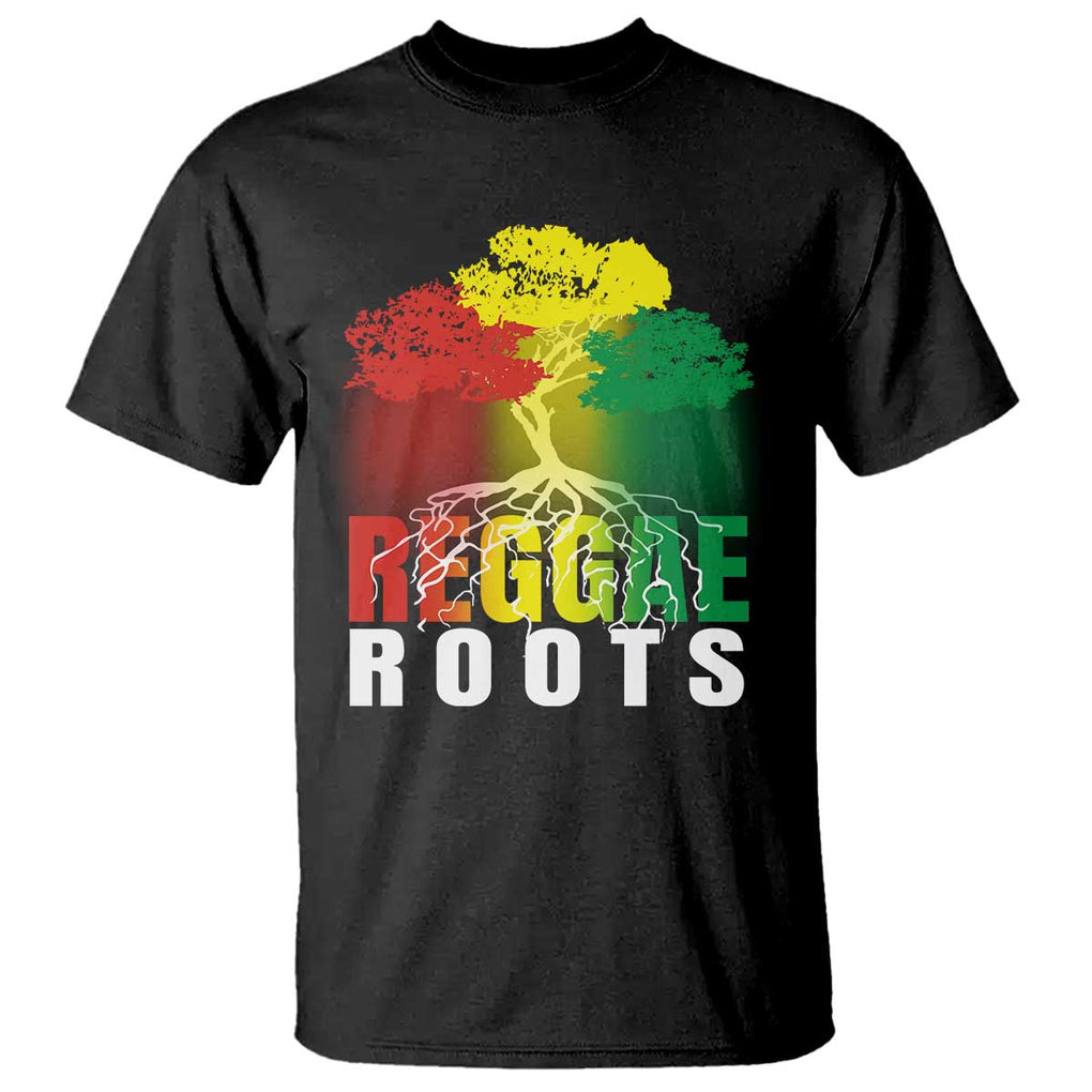 Reggae Roots Rasta Jamaican Music T Shirt TS09 Black Print Your Wear