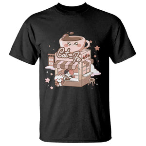 Cat Lover T Shirt CatFe Anime Kitty Coffee Shop TS09 Black Print Your Wear