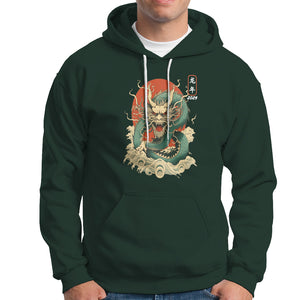 Lunar New Year Chinese Happy 2024 Year of the Dragon Hoodie TS09 Dark Forest Green Printyourwear