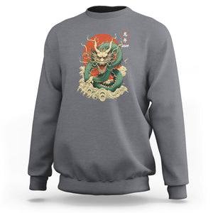 Lunar New Year Chinese Happy 2024 Year of the Dragon Sweatshirt TS09 Charcoal Printyourwear