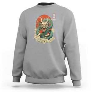 Lunar New Year Chinese Happy 2024 Year of the Dragon Sweatshirt TS09 Sport Gray Printyourwear