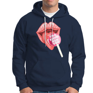 Valentine's Day Hoodie I'm A Sucker For You Candy Pop Lollipop TS09 Navy Printyourwear