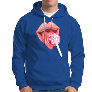 Valentine's Day Hoodie I'm A Sucker For You Candy Pop Lollipop TS09 Royal Blue Printyourwear